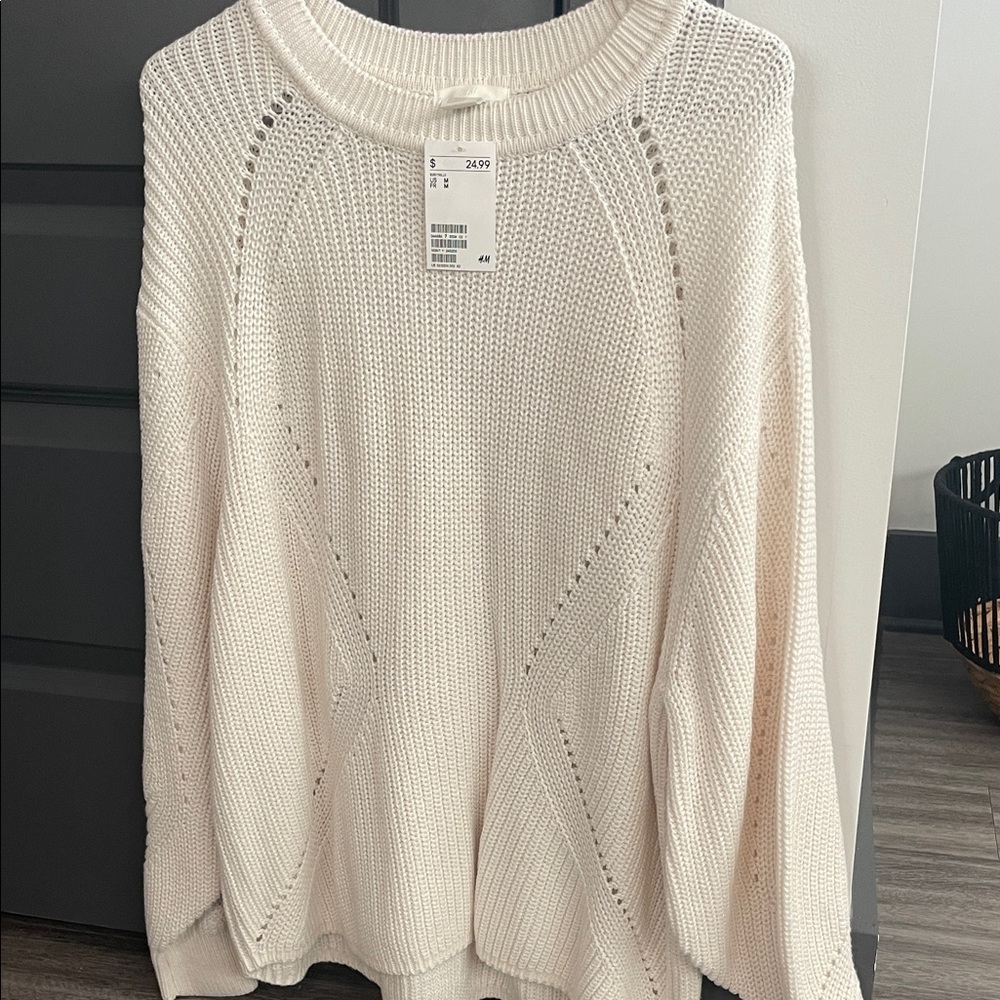 H&M Cream Knit Sweater